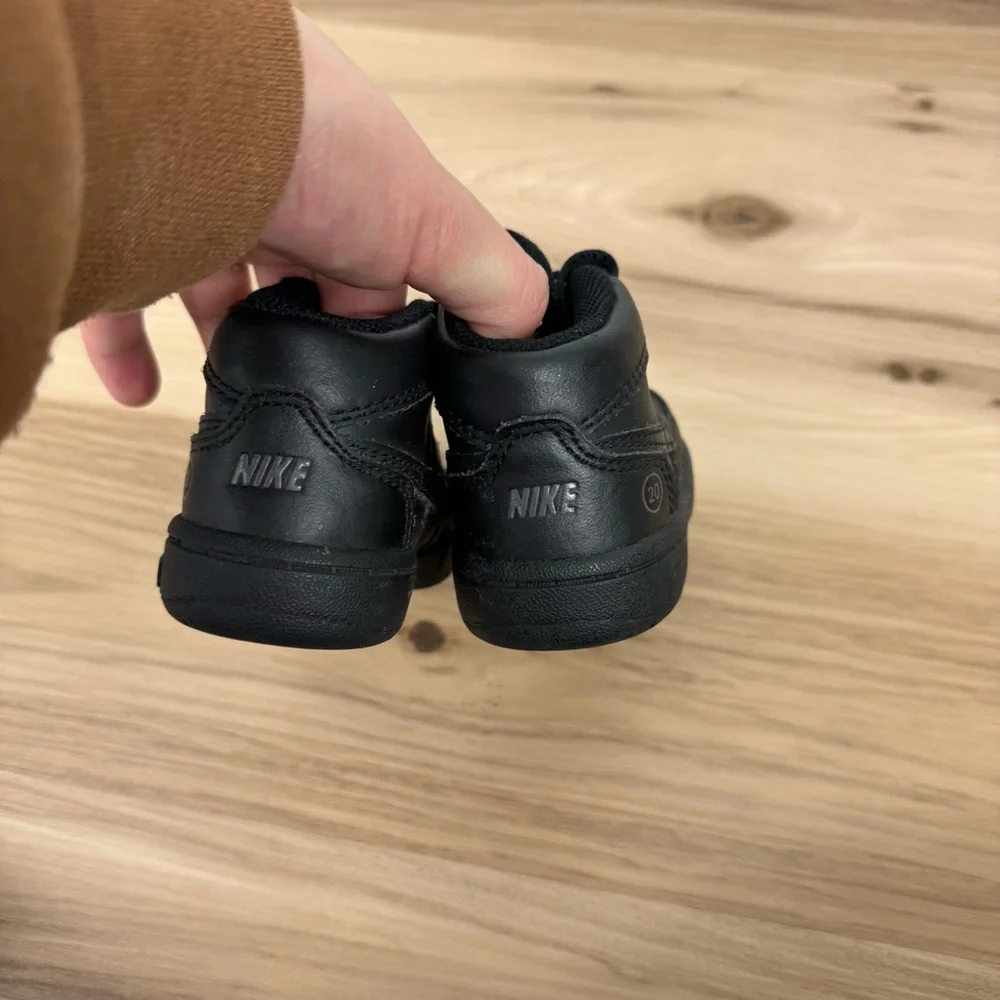 Nike Baby Black High-Top Sneakers